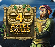 4 Aztec Skulls